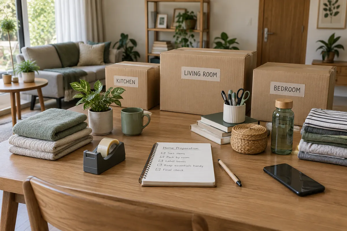A room-by-room moving decision register